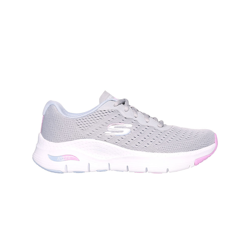 Tenis Mujer Skechers Sport Arch Fit - Gris