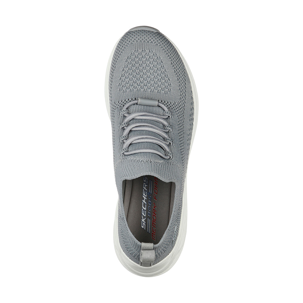 Tenis Mujer Skechers Bobs Sport Sparrow 2.0 Gris-Blanco